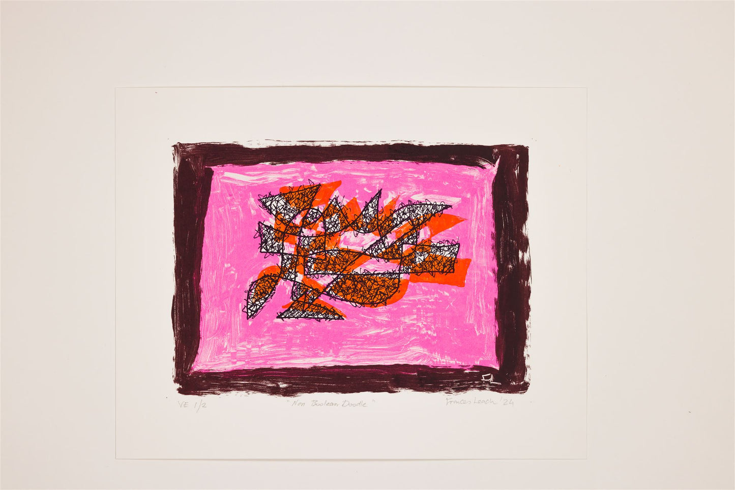 Frances Leach - Non Boolean Doodle (pink)