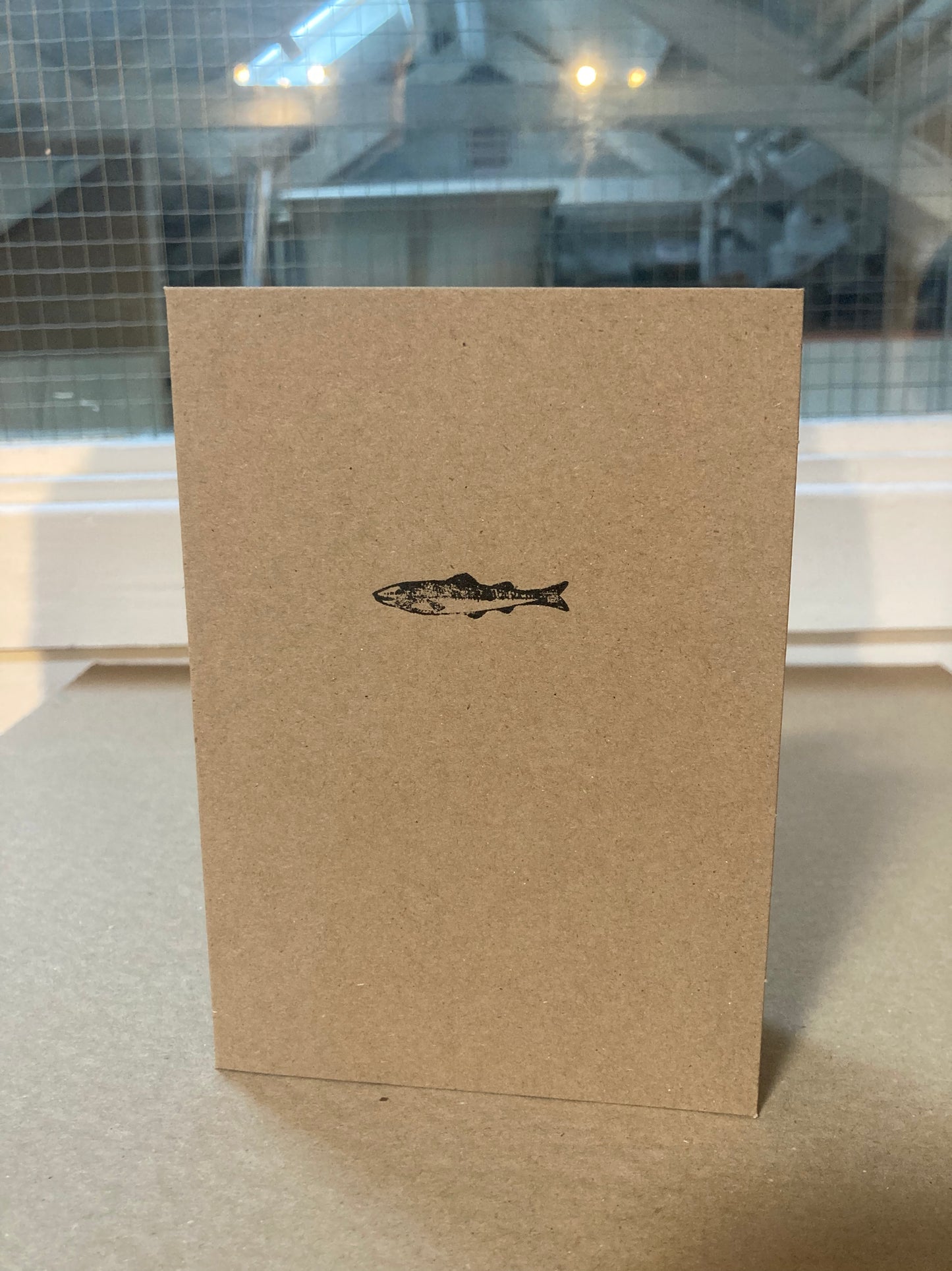 Letterpress Card - Fish